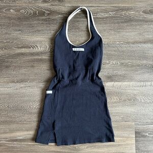 My Mum Made It Halter Mini Dress